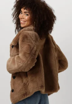 camel giacomo the jacket faux fur jas 6510943