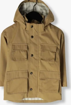 camel lil' atelier parka's nmmgodo long loose jacket fo lil