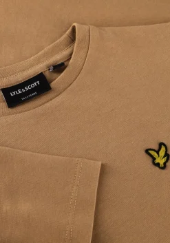 camel lyle & scott t-shirt plain t-shirt