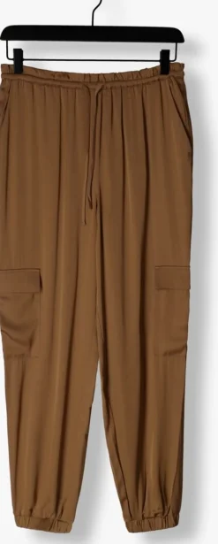 camel minus cargobroeken selva mid waisted cargo pant