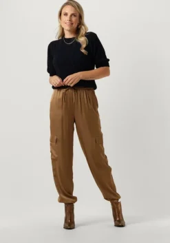camel minus cargobroeken selva mid waisted cargo pant
