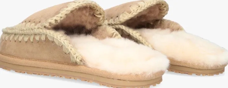 camel mou pantoffels slipper full eskimo stitch