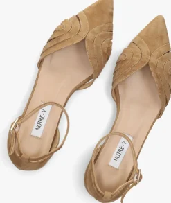 camel notre-v platte sandalen 12264