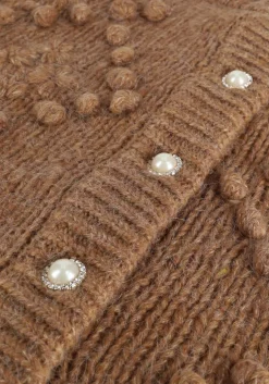 camel object vest jocelyn knit cardigan