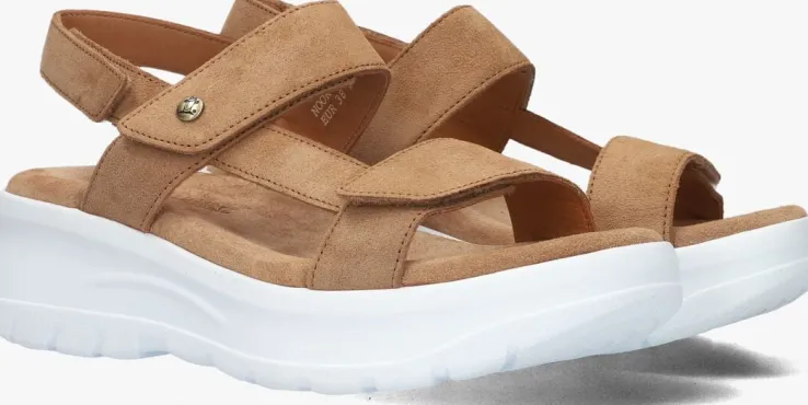 camel panama jack platte sandalen noor b5