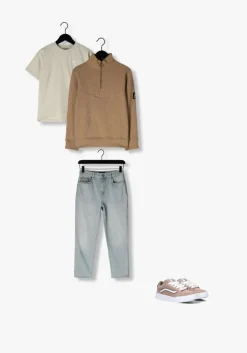 camel raizzed sweater mardin