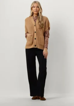 camel ruby tuesday vest vlinn sleeveless cardigan w pached pockets