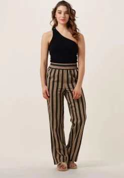 camel ruby tuesday wijde broek minas straight leg pants