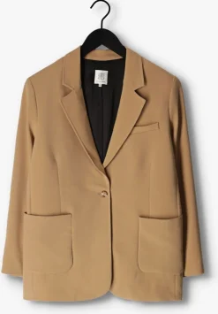camel second female blazer ficaria blazer