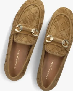 camel stefano lauran loafers d24063