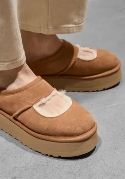 camel ugg instappers w bea mary jane