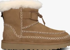camel ugg vachtlaarzen classic mini alpine