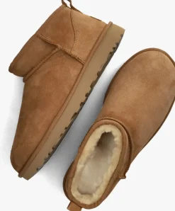 camel ugg vachtlaarzen w classic ultra mini