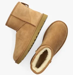camel ugg vachtlaarzen w classic mini ii