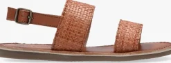 cognac apples & pears platte sandalen haze