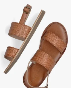 cognac apples & pears platte sandalen haze