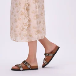 cognac ash slippers ulysse