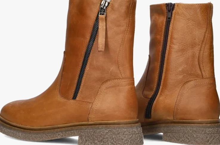 cognac ayana enkelboots 09-242