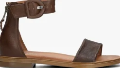 cognac ayana platte sandalen m05060