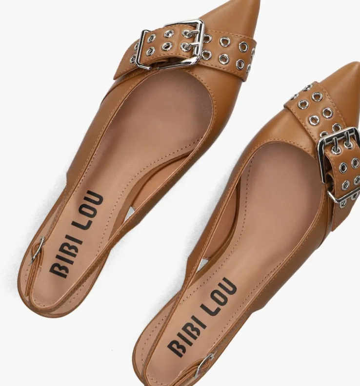 cognac bibi lou slingbacks 521z10vk