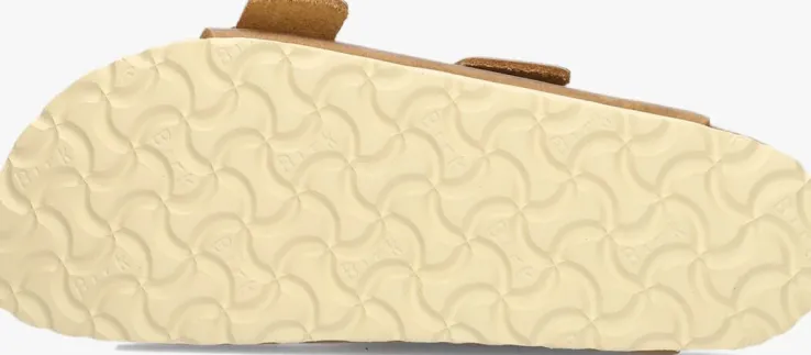 cognac birkenstock slippers arizona big buckle