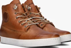 cognac blackstone hoge sneakers icon