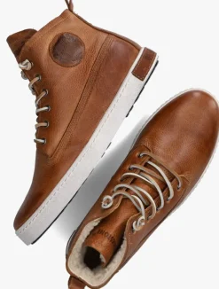 cognac blackstone hoge sneakers icon