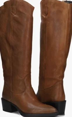 cognac blasz hoge laarzen 35