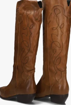 cognac blasz hoge laarzen 123