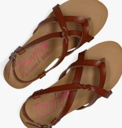 cognac blowfish malibu platte sandalen granola