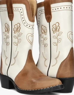 cognac bootstock cowboylaarzen haily brown