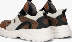 cognac braqeez lage sneakers robin run