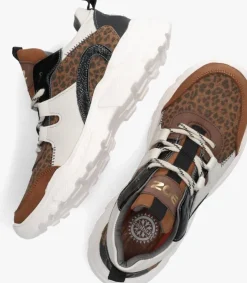 cognac braqeez lage sneakers robin run