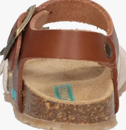 cognac bunniesjr platte sandalen babette beach