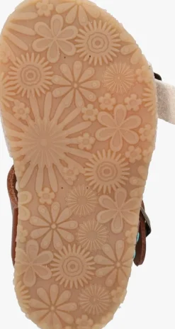 cognac bunniesjr platte sandalen babette beach