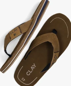 cognac clay slippers clay001