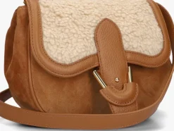 cognac coccinelle schoudertas blake eco shea