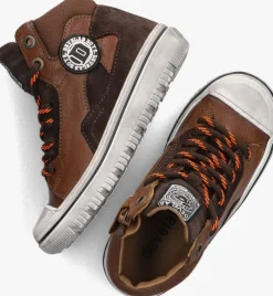 cognac develab hoge sneaker 44301