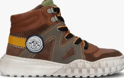 cognac develab hoge sneakers 45687