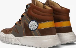 cognac develab hoge sneakers 45687