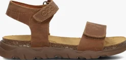 cognac develab platte sandalen 48497