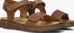 cognac develab platte sandalen 48497