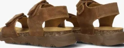 cognac develab platte sandalen 48399