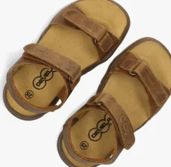 cognac develab platte sandalen 48399