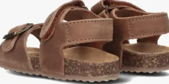 cognac develab platte sandalen 48195