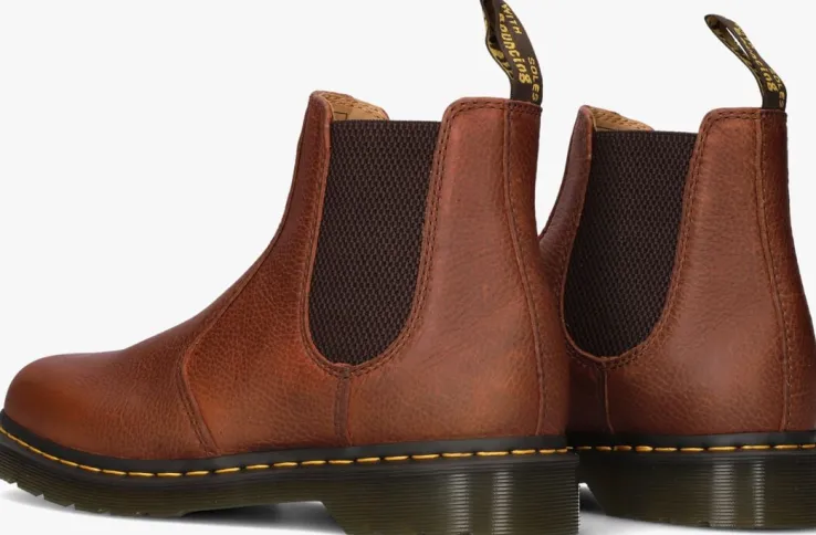 cognac dr martens chelsea boots 2976 m