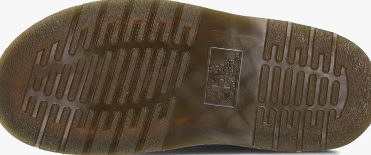 cognac dr martens platte sandalen jorge ii