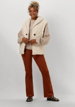 cognac fabienne chapot flared broek eva flare trousers