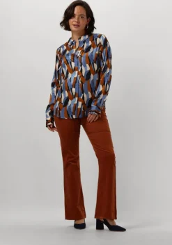 cognac fabienne chapot flared broek eva flare trousers