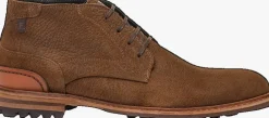 cognac floris van bommel nette schoenen sfm-50141 crepi